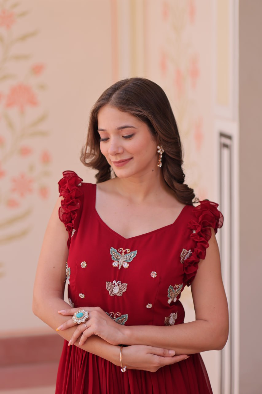 Sunshine Gown Look for Haldi & Day Functions