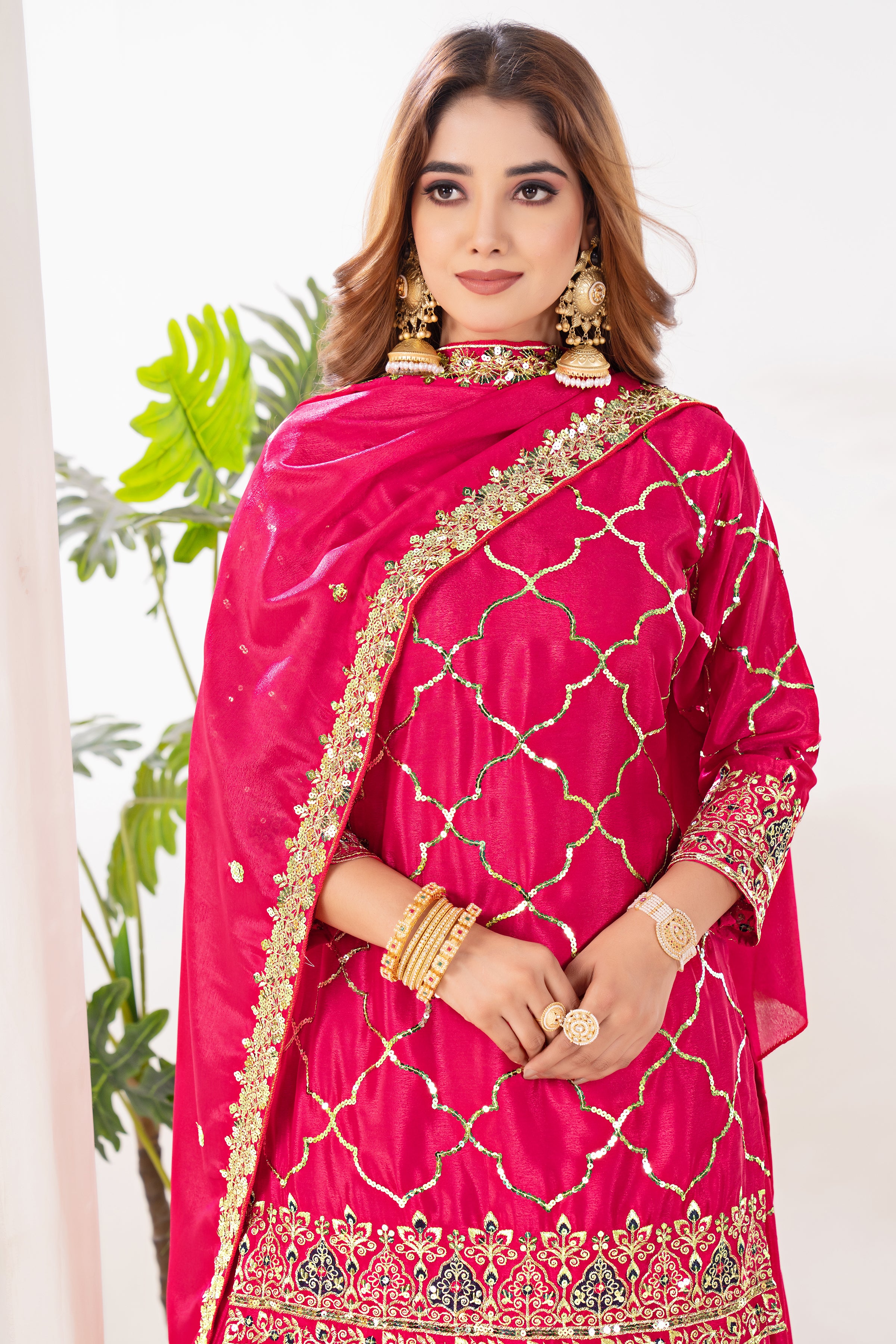 Wear our glowing yellow sharara outfit and shine brighter than the sun.