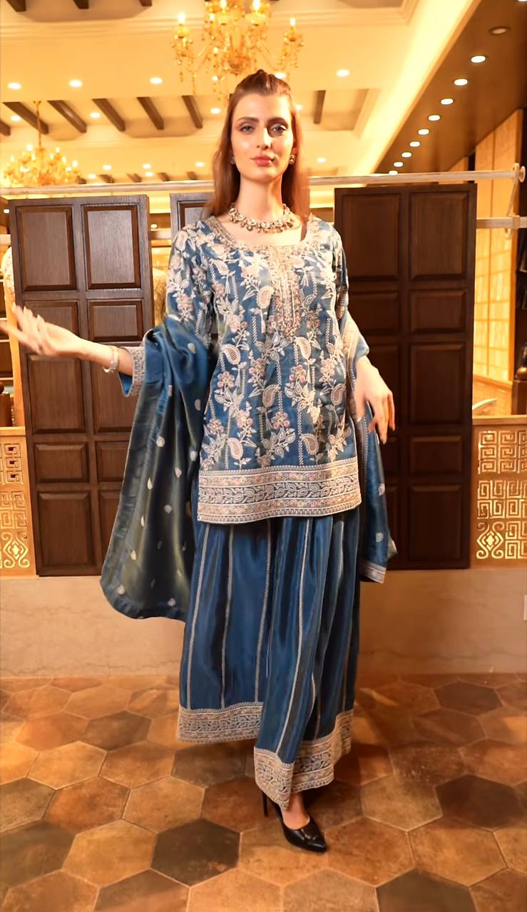 #TraditionalWear #WomenEthnic #PlazoLove #ElegantLook #WeddingOutfit