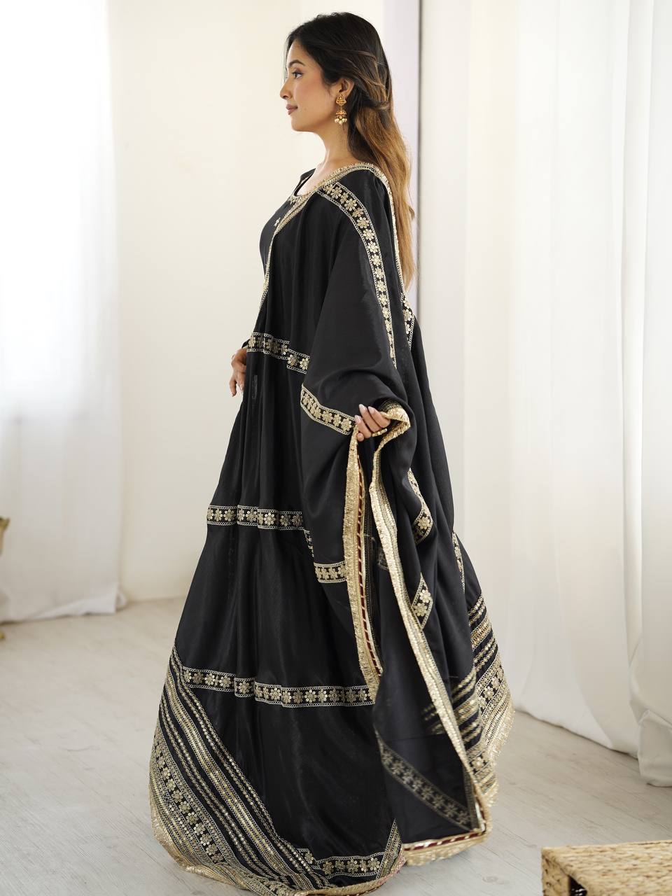 Royal White Floor-Length Anarkali Dress for Festive & Wedding Wear