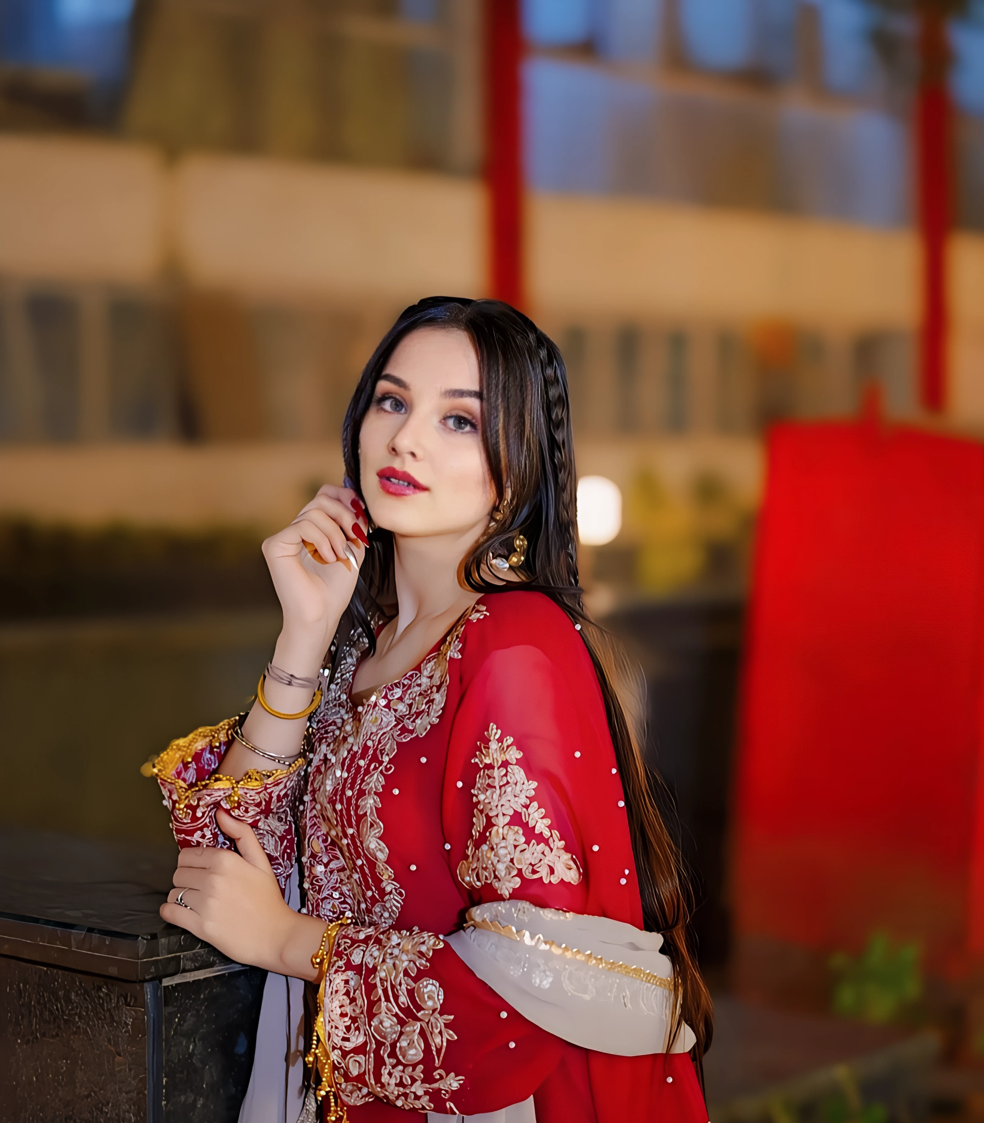 Women's Perfect Maroon Sharara Suit for Festive and Party Wear